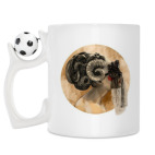 Кружка с футбольным мячиком