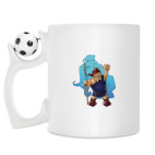 Кружка с футбольным мячиком
