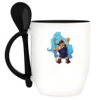 Кружка с ложкой