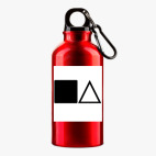 Металлическая бутылка 400 мл UV-DTF