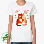 Женская футболка органик