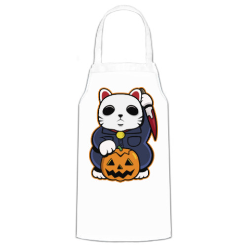 Фартук Halloween Maneki Neko и тыква