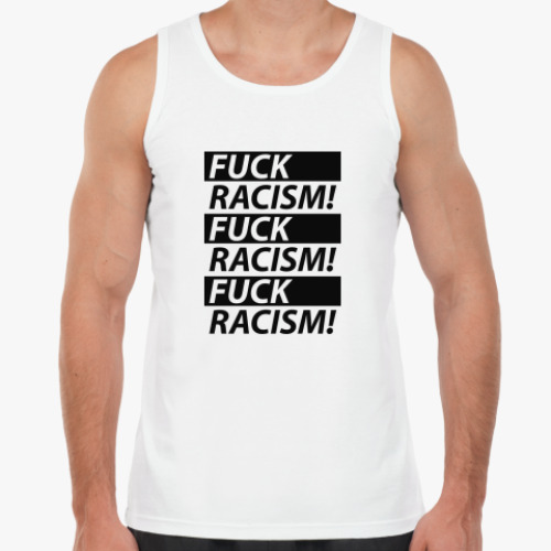 Майка с принтом МЫ ПРОТИВ РАСИЗМА!