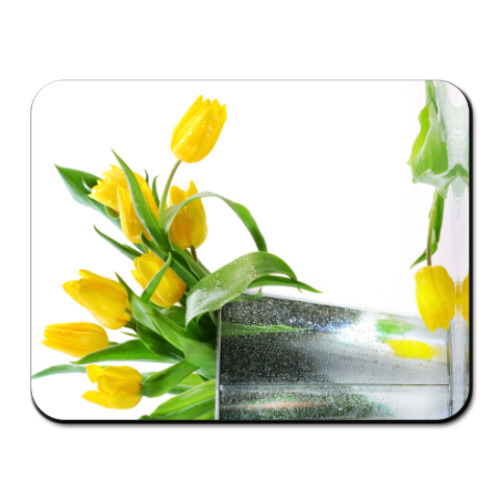 Коврик для мыши с принтом  Тюльпаны