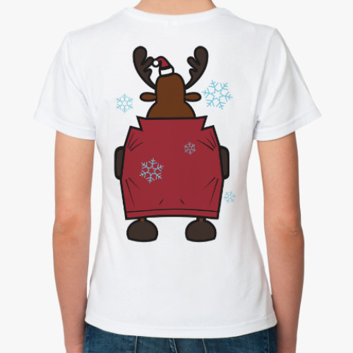 Классическая футболка Олень в плаще