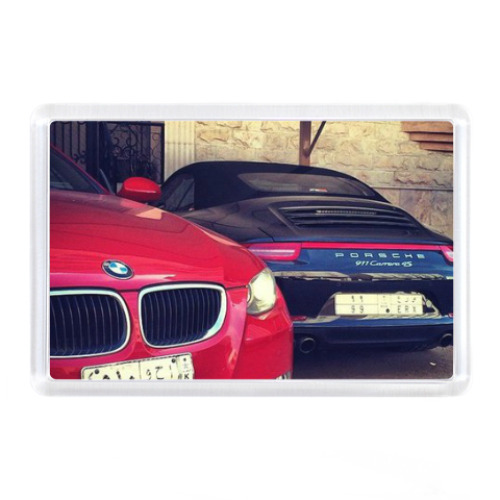 Магнит с принтом Sport/CaR