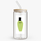 Банка с бамбуковой крышкой