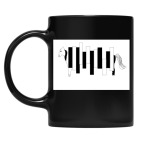 Кружка цветная UV-DTF