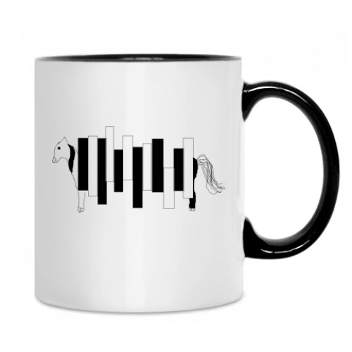 Кружка с принтом Зебра