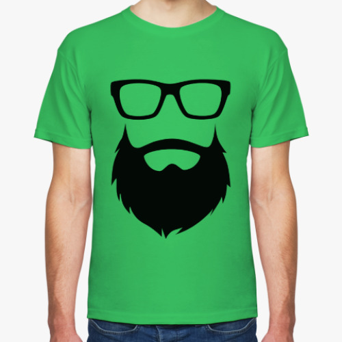 Футболка с принтом Борода