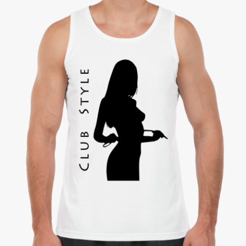 Майка с принтом Клуб стиль
