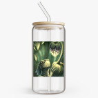 Банка с бамбуковой крышкой