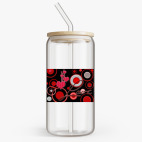 Банка с бамбуковой крышкой