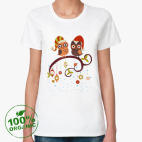 Женская футболка органик