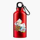 Металлическая бутылка 400 мл UV-DTF