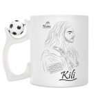 Кружка с футбольным мячиком