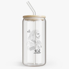 Банка с бамбуковой крышкой