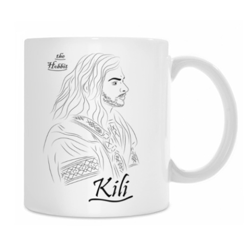 Кружка с принтом Dwarf Kili (The Hobbit)