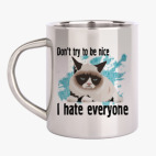 Кружка металлическая