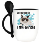 Кружка с ложкой