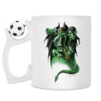 Кружка с футбольным мячиком