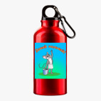 Металлическая бутылка 400 мл UV-DTF