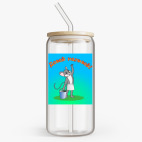 Банка с бамбуковой крышкой