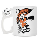 Кружка с футбольным мячиком