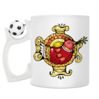 Кружка с футбольным мячиком