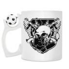 Кружка с футбольным мячиком