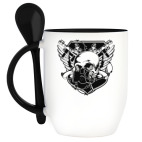 Кружка с ложкой