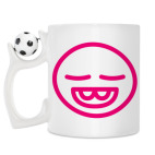 Кружка с футбольным мячиком