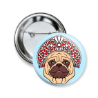 Мопс Снегурочка