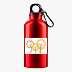 Металлическая бутылка 400 мл UV-DTF