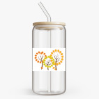 Банка с бамбуковой крышкой