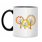 Кружка двухцветная