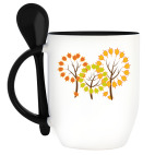 Кружка с ложкой