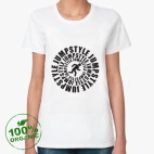 Женская футболка органик