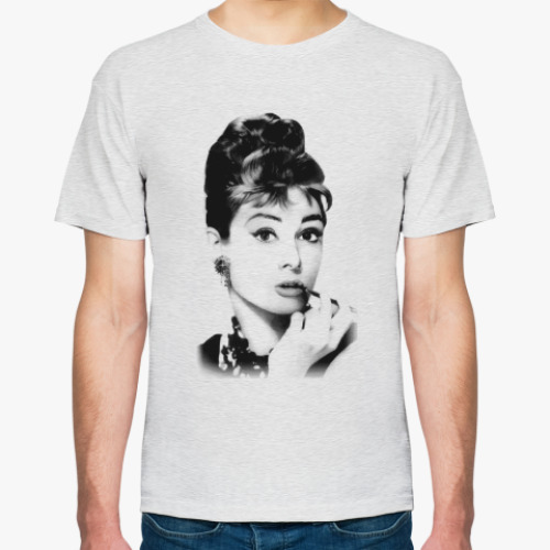Футболка с принтом Одри Хепбёрн