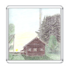 Деревня, вечер, Русский Север