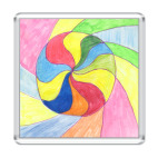 Магнит 6.5 x 6.5 см  &#039;Леденец&#039;