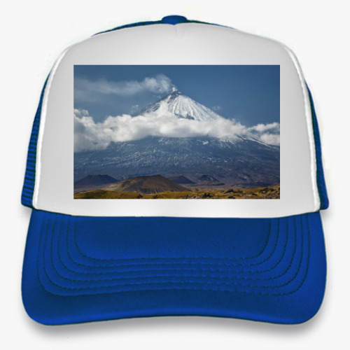 Кепка-тракер Ключевской вулкан, Камчатка