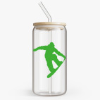 Банка с бамбуковой крышкой