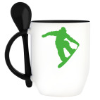 Кружка с ложкой