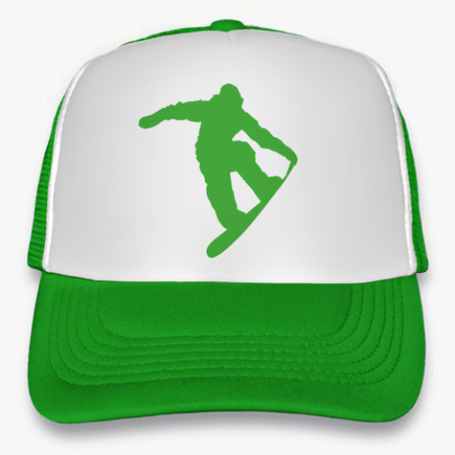 Кепка-тракер с принтом Snowboard