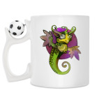 Кружка с футбольным мячиком