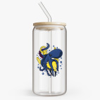 Банка с бамбуковой крышкой