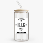 Банка с бамбуковой крышкой