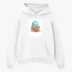 Толстовка худи оверсайз