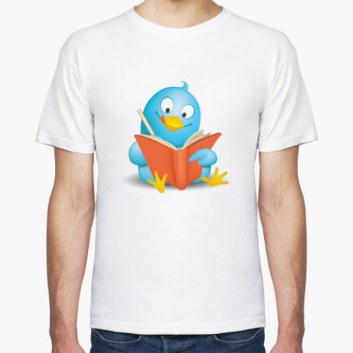 Футболка с принтом  Twitter